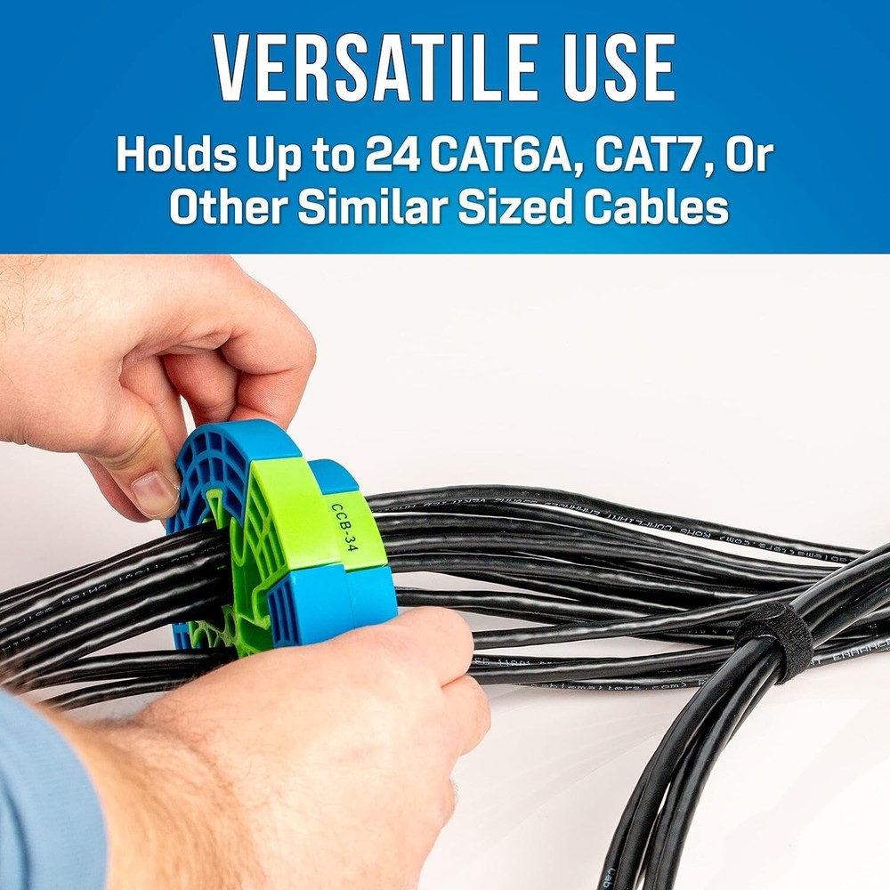 Wire/ Cable Comb Organizing Tool Network Data/ Cat6A/ Cat7 Cable Dresser Bundler