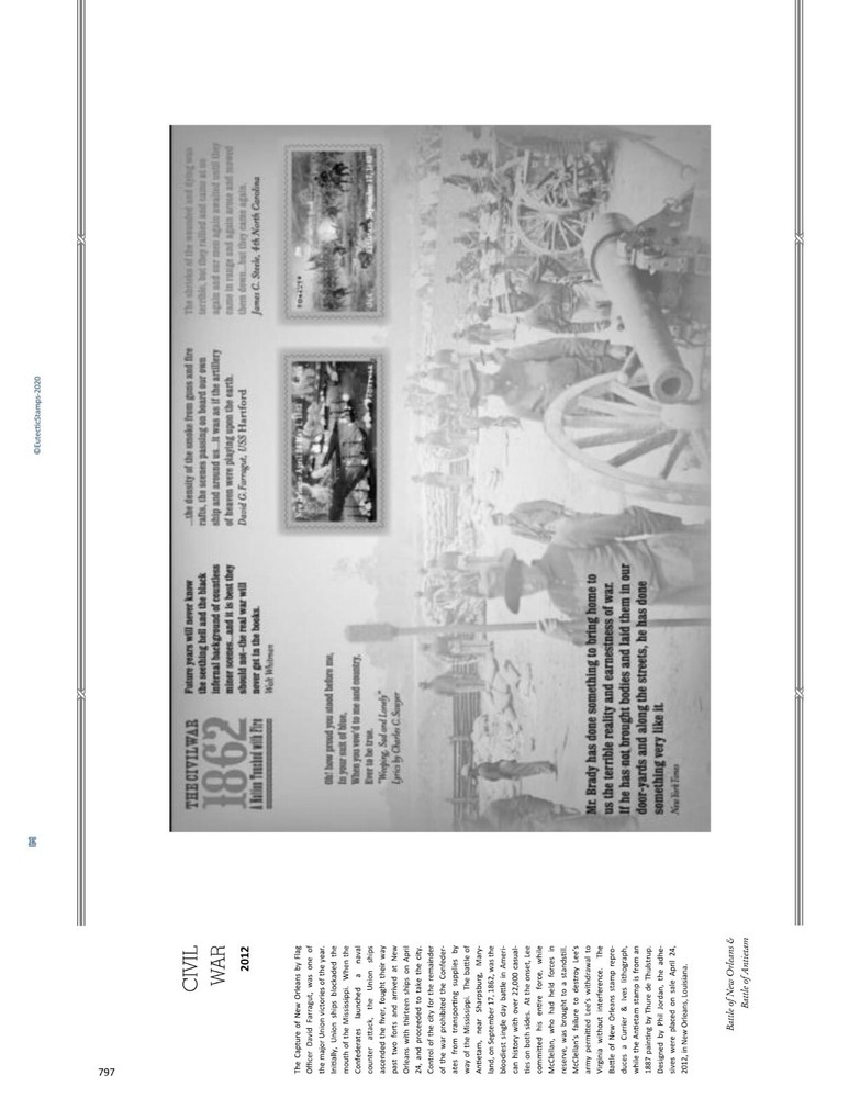 2012 U.S. Commemorative Singles COMPLETE Supplement (White Ace Alternative)