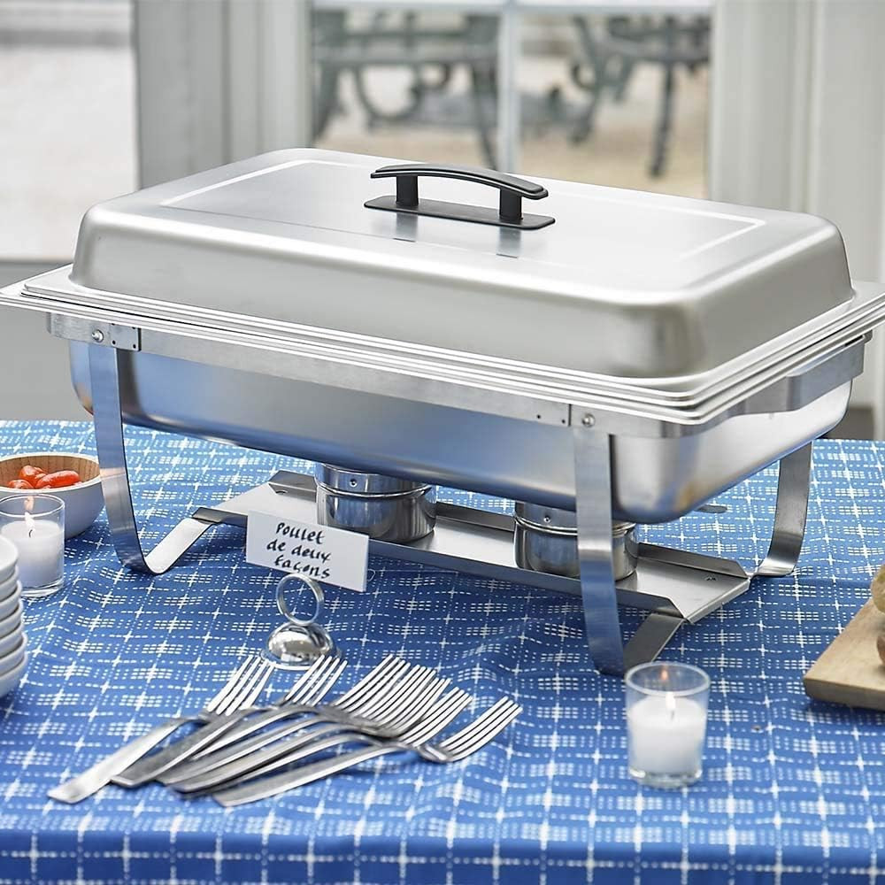 Buffet Kit Foldable Chafing Dish Buffet Set - Chafing Dishes for Buffet & Cateri