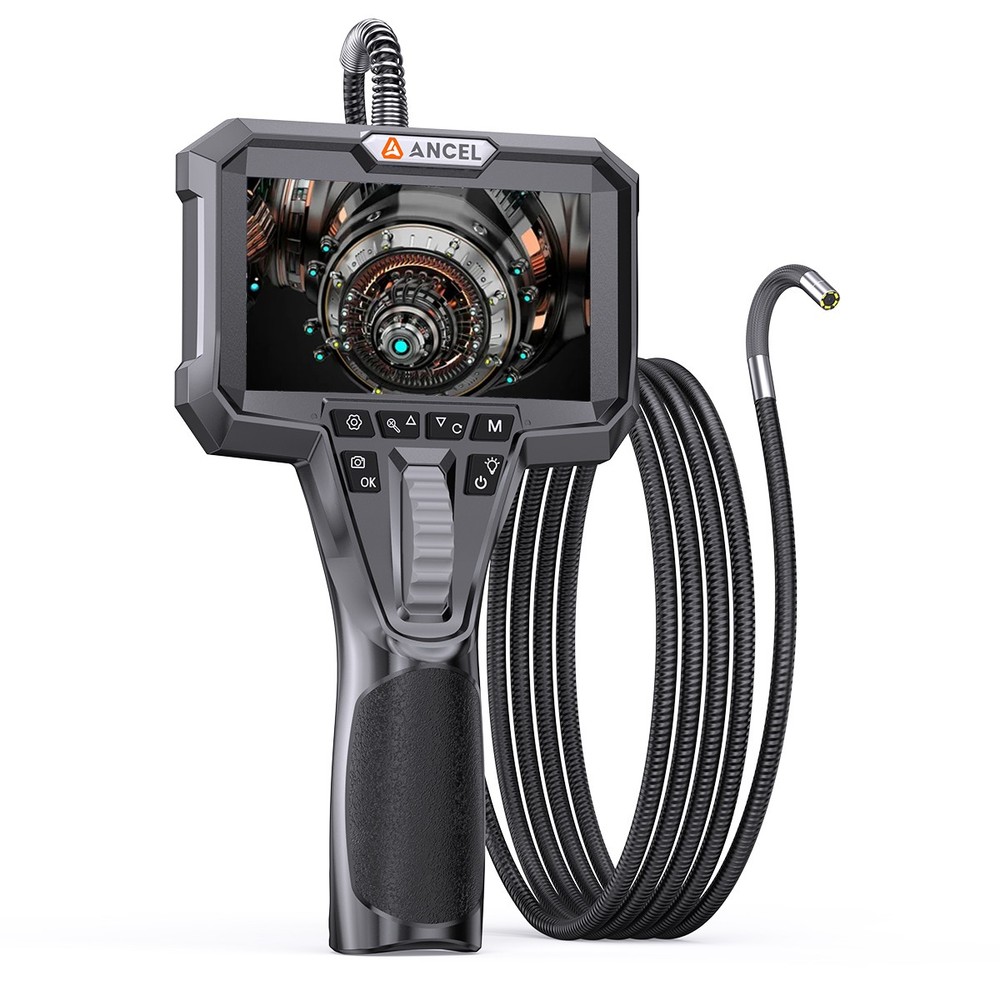 210° Two Ways Articulating Borescope Endoscope HD Camera 6 LED Adjustable Lights