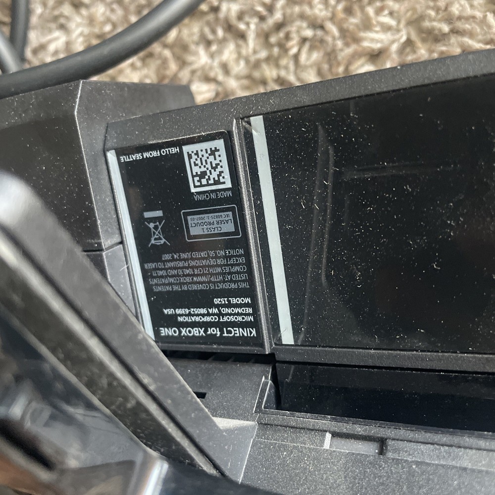 Microsoft Xbox One Kinect Camera Motion Sensor Bar Black Model 1520