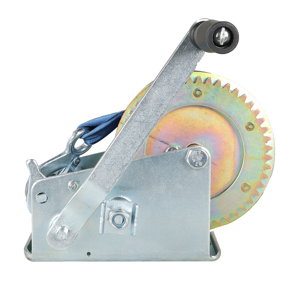 3500 lbs Dual Gear Hand Winch Hand Crank Manual Boat ATV RV Trailer