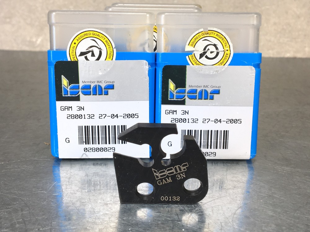 Iscar GAM 3N Cut-Grip Neutral External Parting Tool Adapter for Carbide Insert