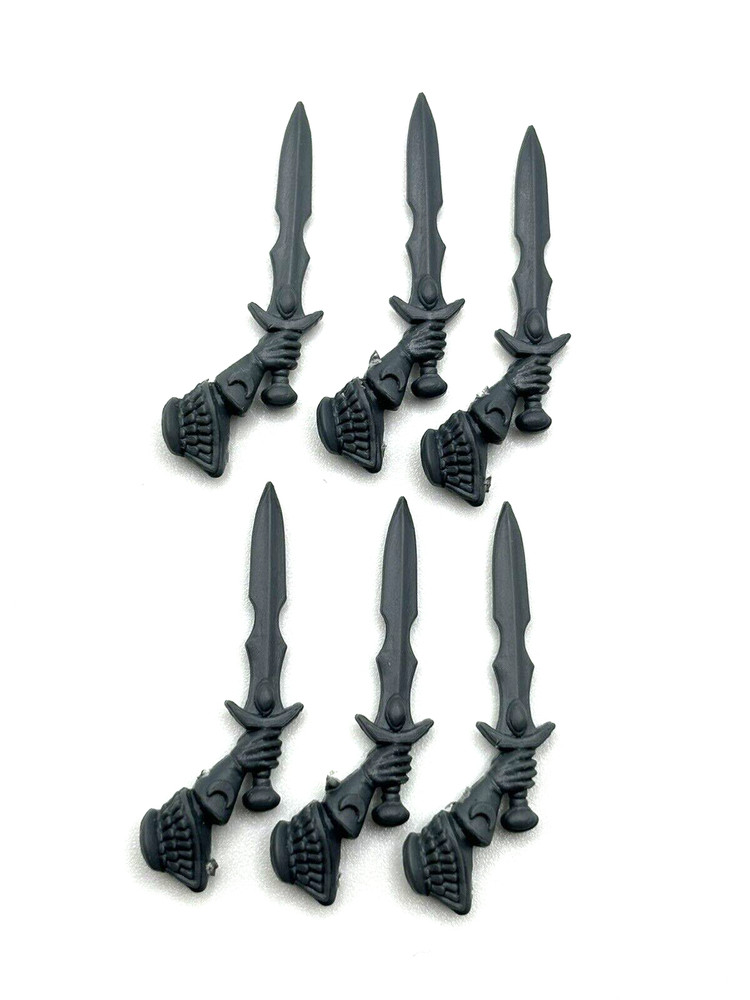 Warhammer High Elf Silver Helms Sword Bits x6
