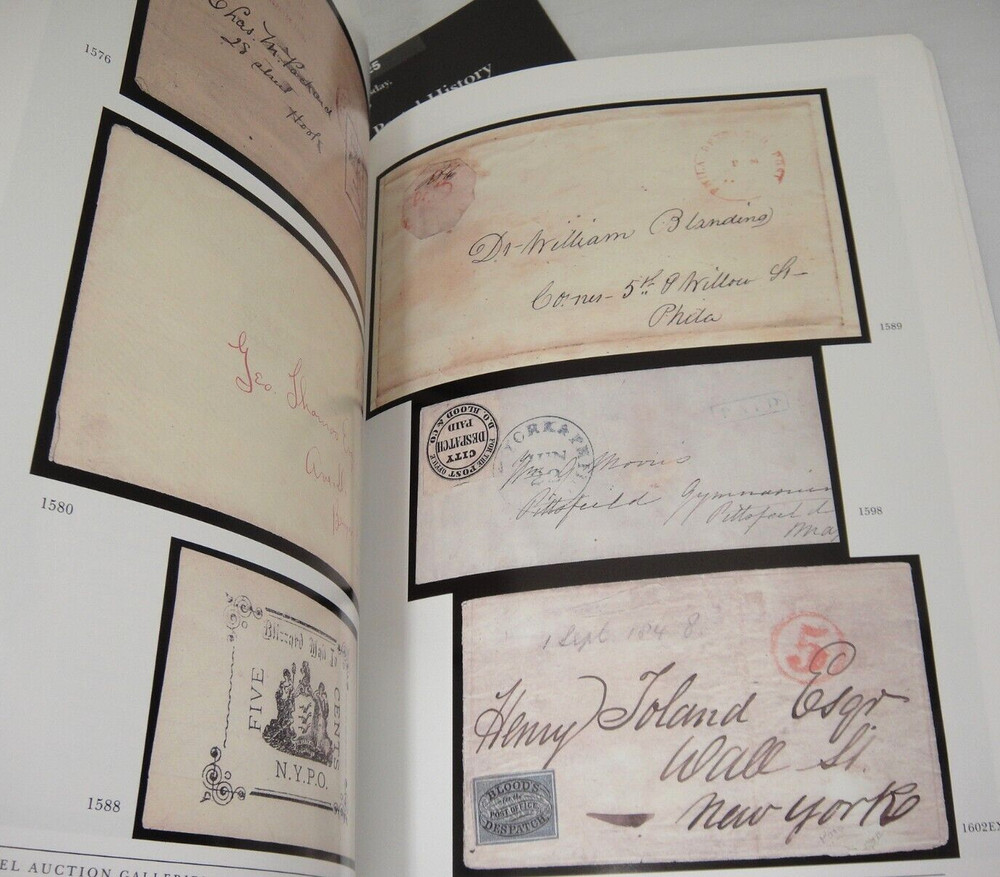 Siegel Stamp Auction Catalog 2000 w Prices Realized Carriers Locals Collections