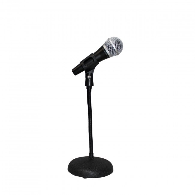 Pro X Gooseneck Desktop Microphone Stand With 6" Round Base