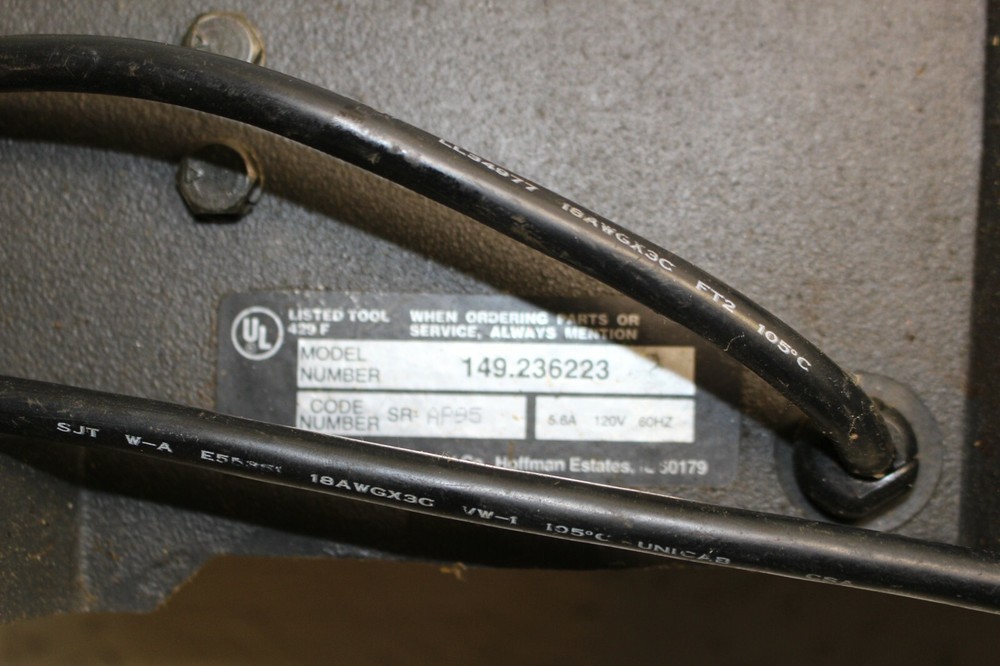 CRAFTSMAN 4 1/8” JOINTER/PLANER MODEL149.236223