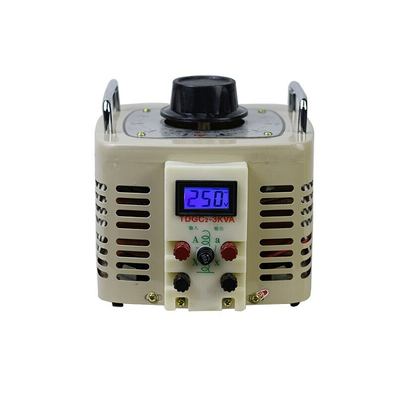 0-250V Adjustable Contact voltage regulator single phase TDGC2-3kva all copper