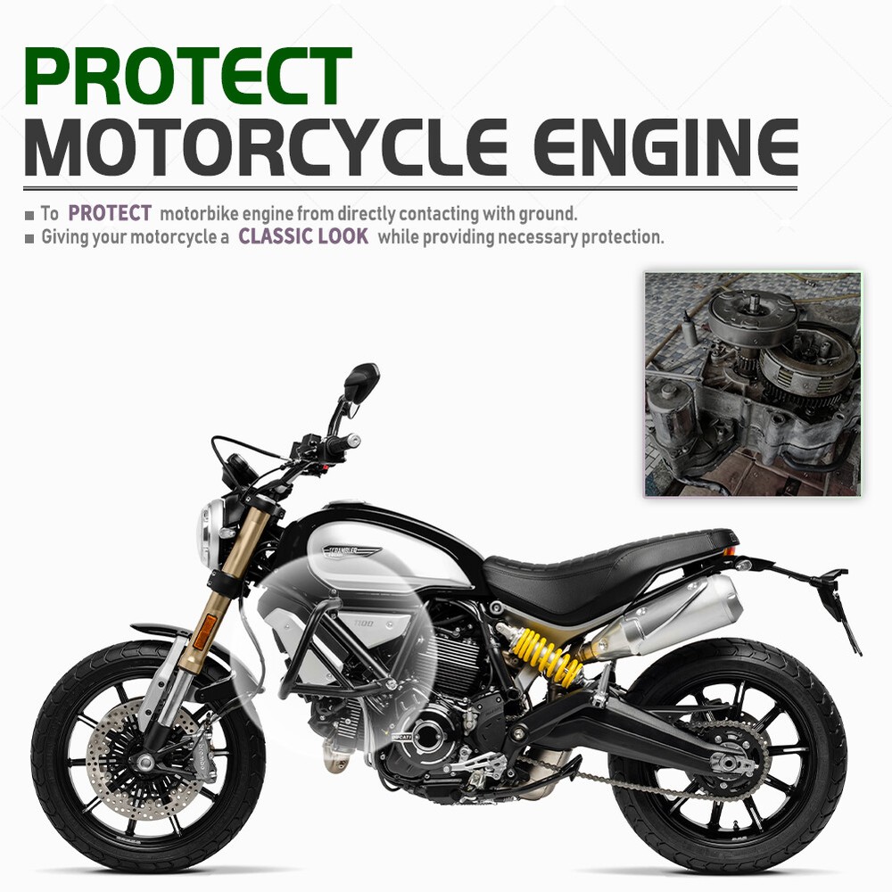 Crash Bars for Ducati Scrambler Icon Sixty 2 Dark Stunt Cage Engine Frame Guards