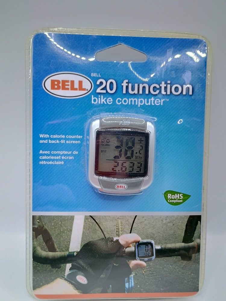 Bell Cyclocomputer with Calorie Counter Bell Cycling Computer 20 function