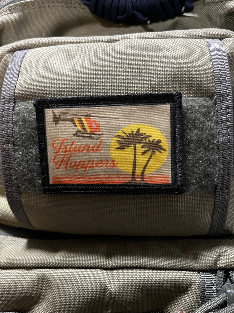 2x3 Island Hoppers Morale Patch Military Tactical