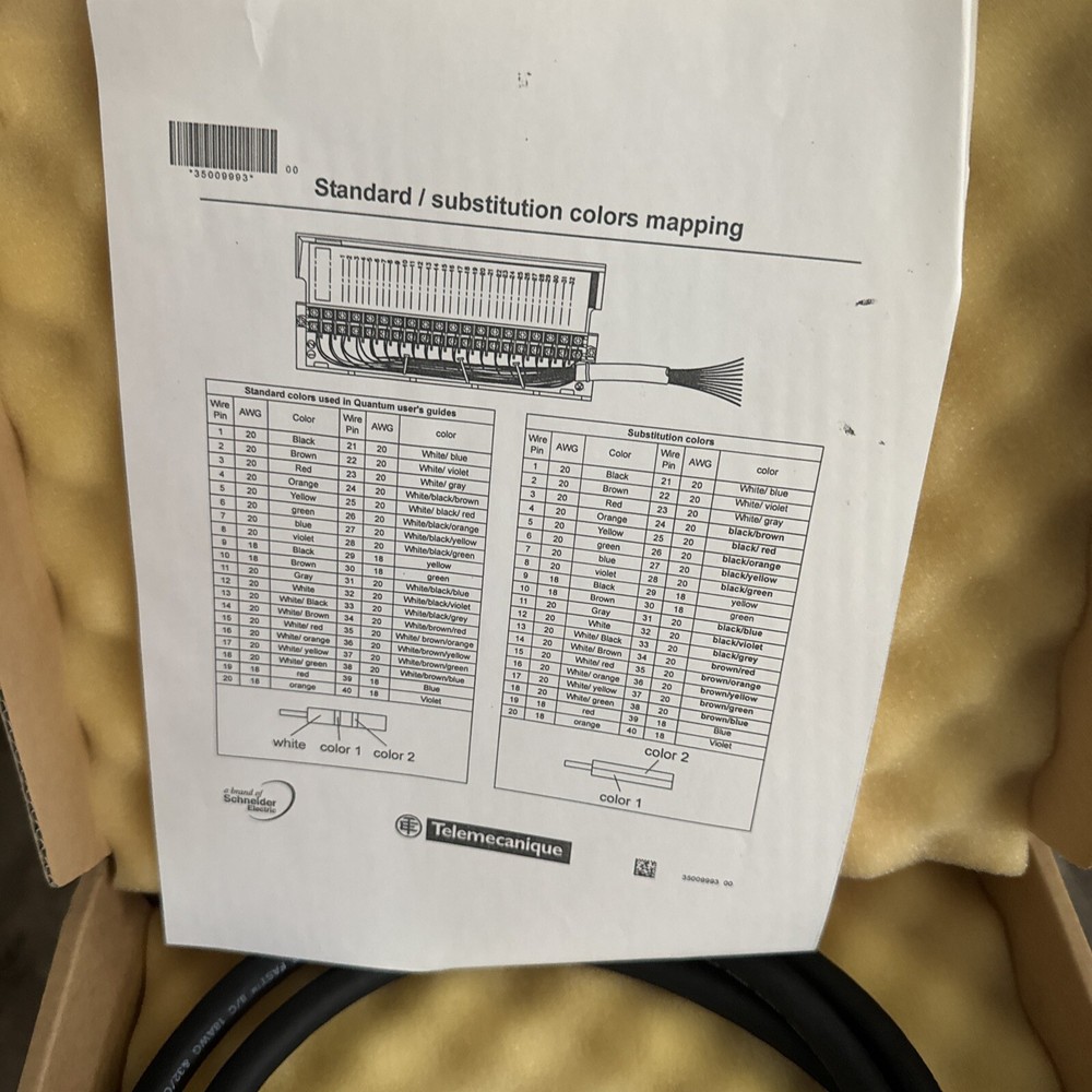Surplus Open Schneider Electric 140XTS10206 Modicon Quantum CableFast PT Qty