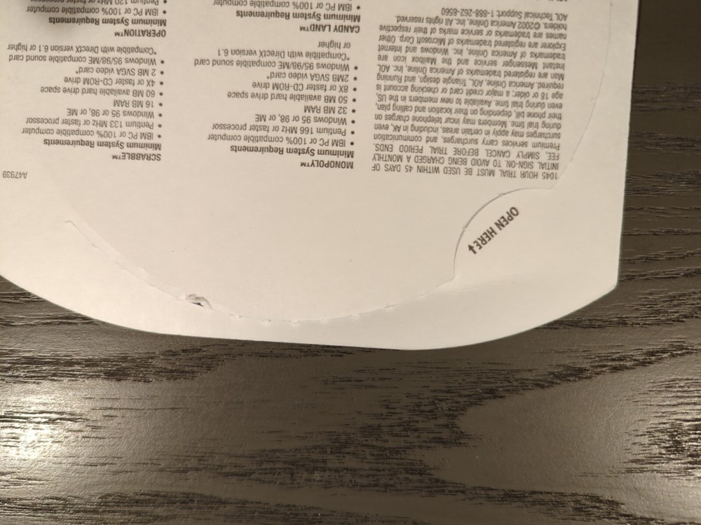 Operation AOL CD - General Mills - NEW