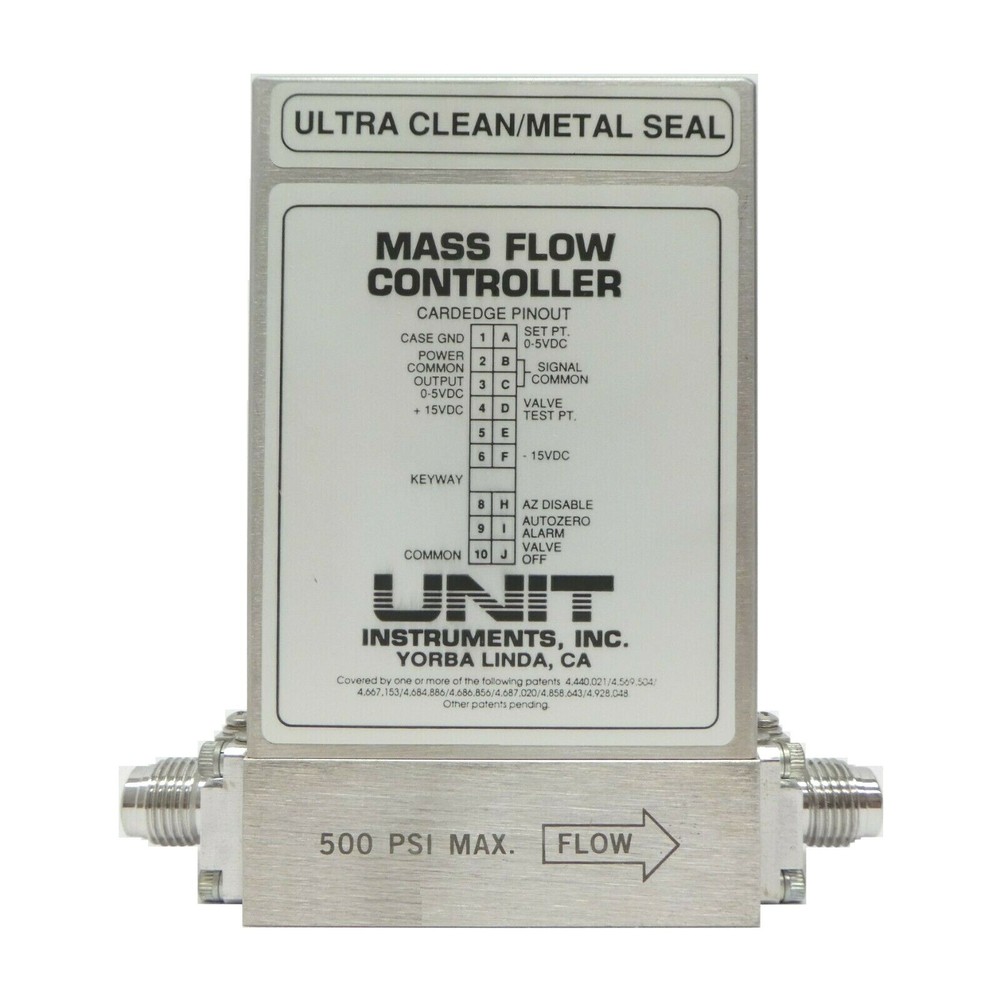 UNIT Instruments UFC-8160 Mass Flow Controller MFC 20 SLM Ar Working Spare