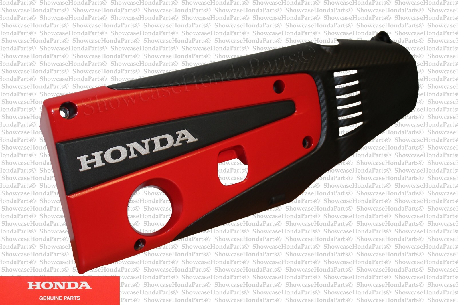 Genuine Honda OEM Red Top Engine Cover Plate Fits: Civic Type-R 12500-5BF-A01
