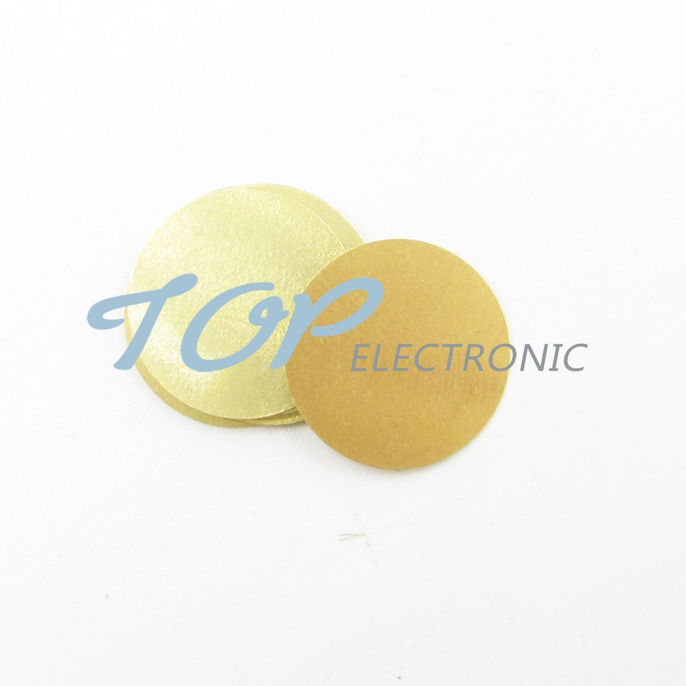 50PCS 15mm Piezo Elements Sounder Sensor Trigger Drum Disc
