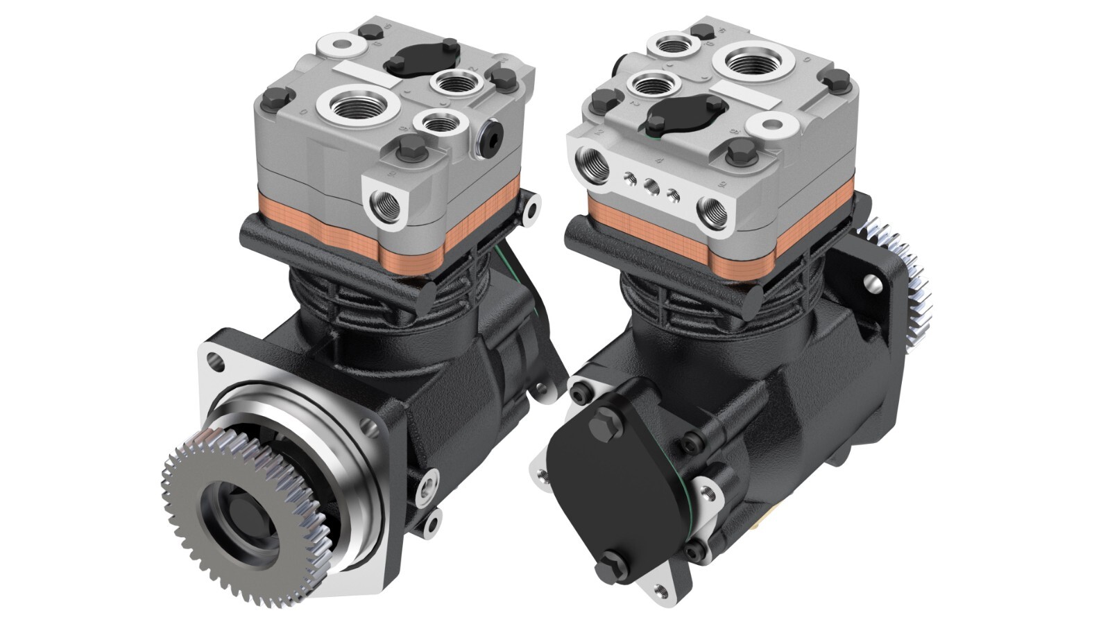 Air Brake Compressor W/Gear for Caterpillar / BA-921 /5012533 /5011427 /5012531