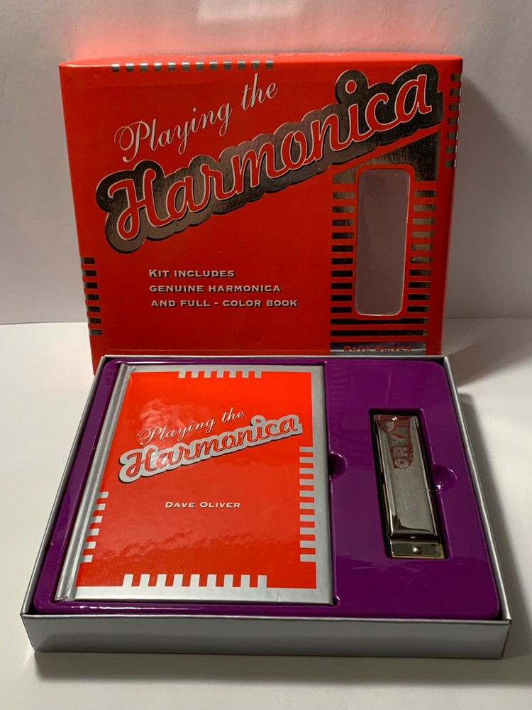 Playing the Harmonica Kit Includes Genuine Harmonica & Full Color Bk Dave Oliver
