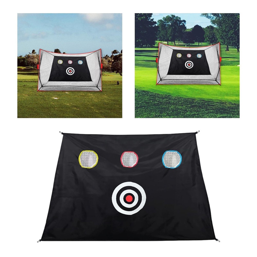Golf Practice Net Target Cloth Golfing Accessories Folded Swing Chipping Net