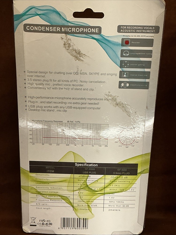 iUKUS Condenser Microphone SF-666 SF-666B