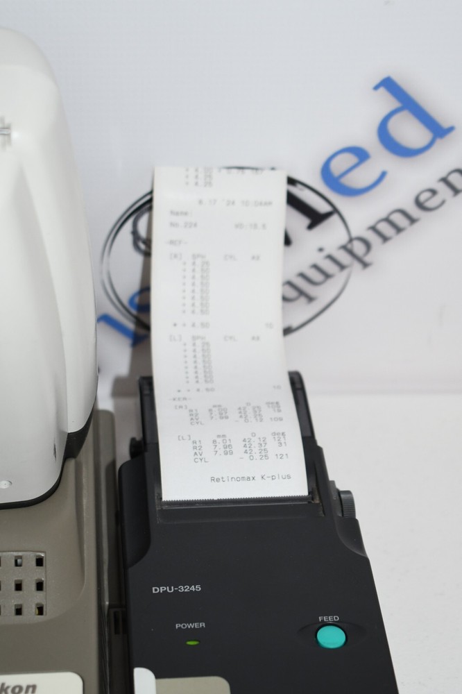 Retinomax 2 plus K Autorefractor keratometer with printer and hard case