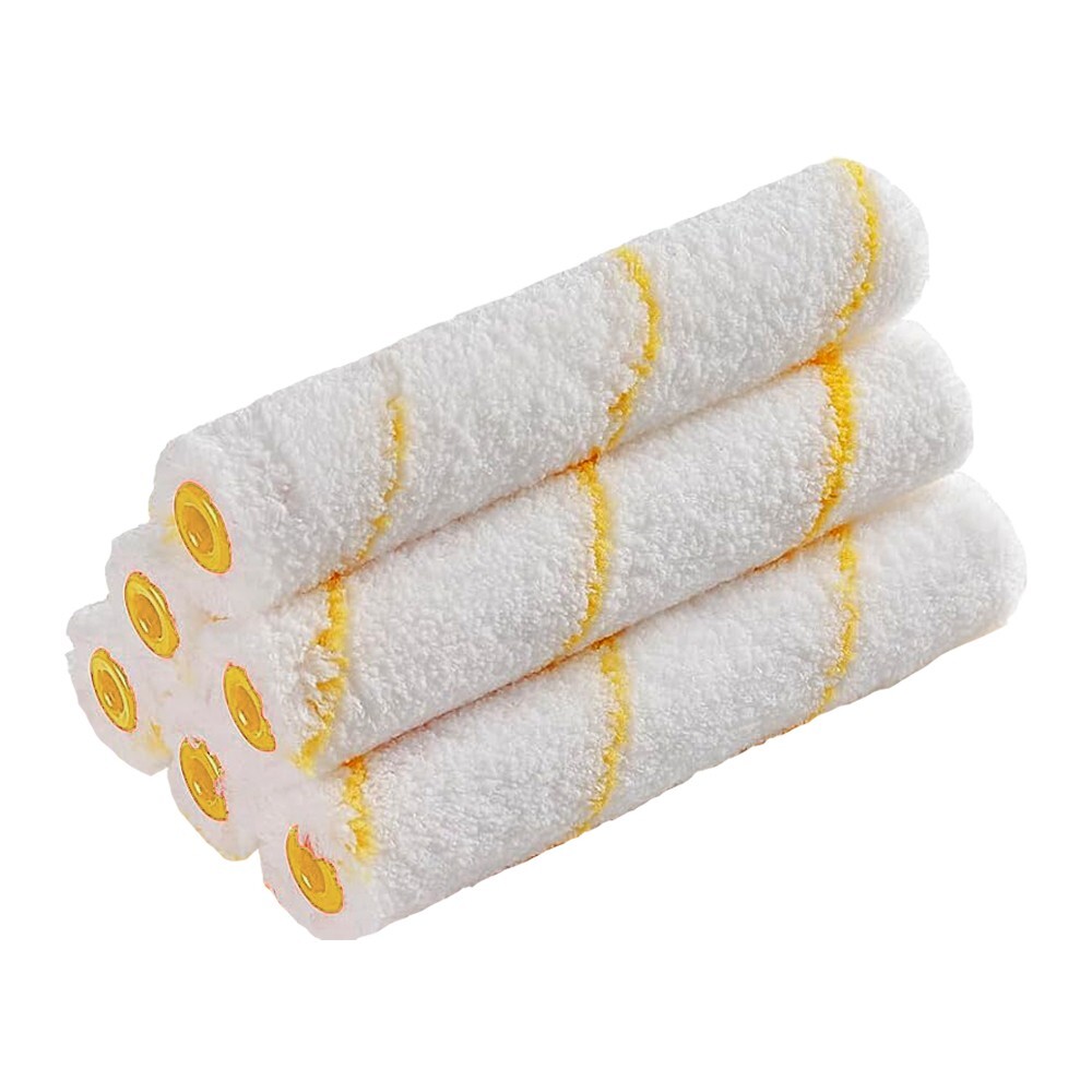 Pro Grade 6" Mini Paint Rollers Cover Set Wall Painting Roller Naps