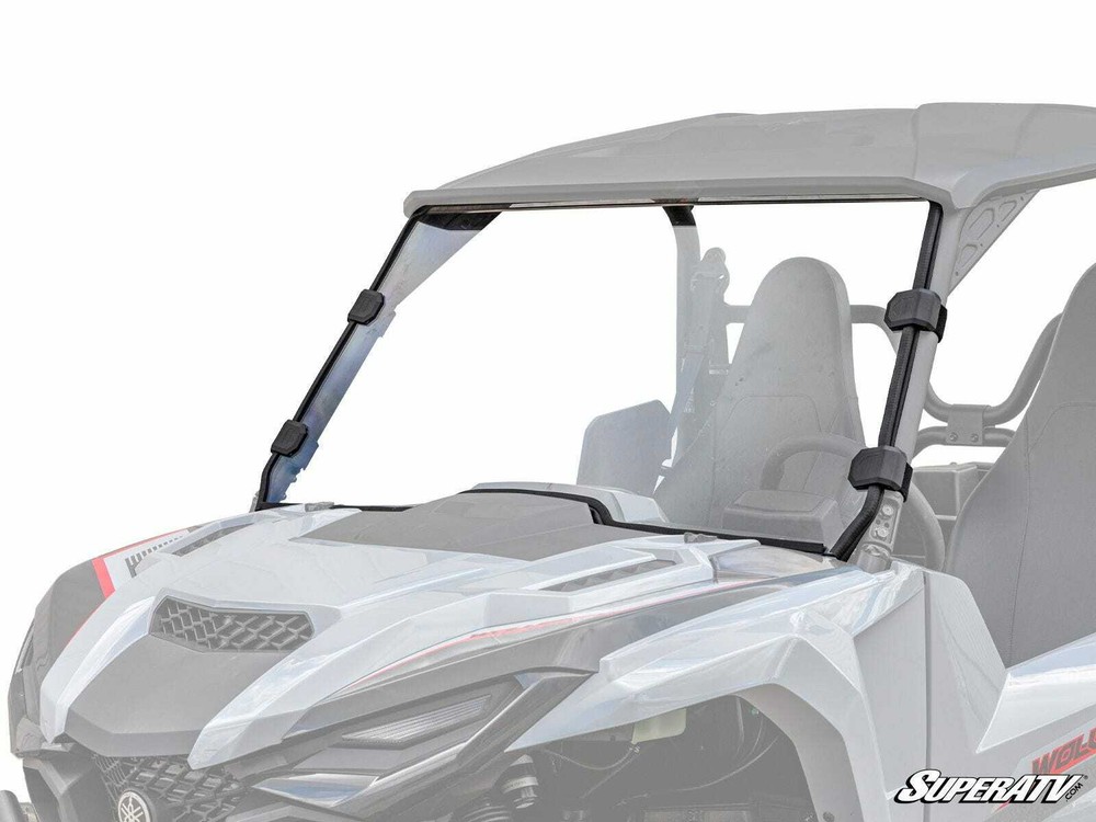 SuperATV Yamaha Wolverine X2 850 Scratch-Resistant Full Windshield/2021+