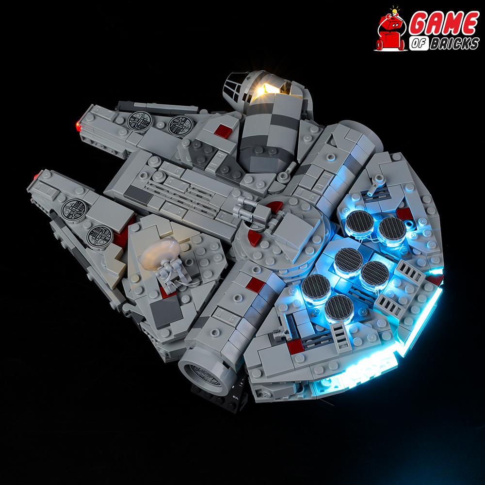 LED Light Kit for Millennium Falcon - Compatible with LEGO® 75375