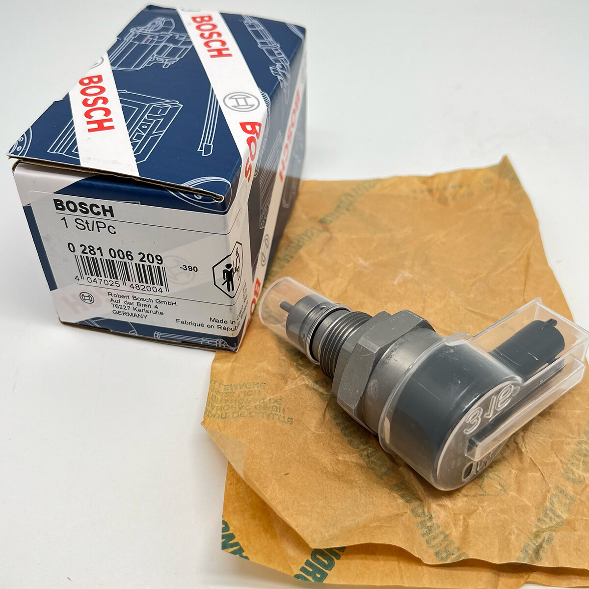 OEM 0281006209 FUEL RAIL PRESSURE REGULATOR for 14-19 DODGE RAM ECODIESEL 3.0L