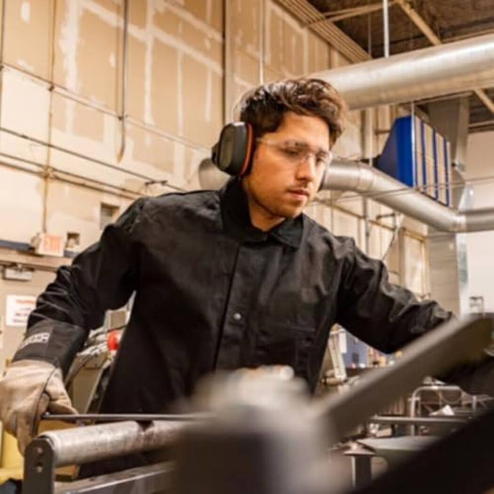 Behind-The-Head Earmuffs, Hearing Protection, Adjustable Headband, for Construct
