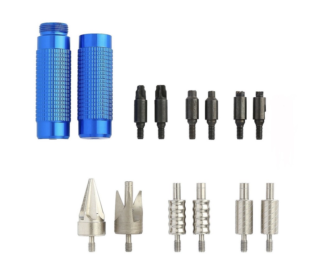 Burstfire Reloading Case Prep Tool 13 pcs Set REAMER GAUGE UNIFORMER CLEANER +