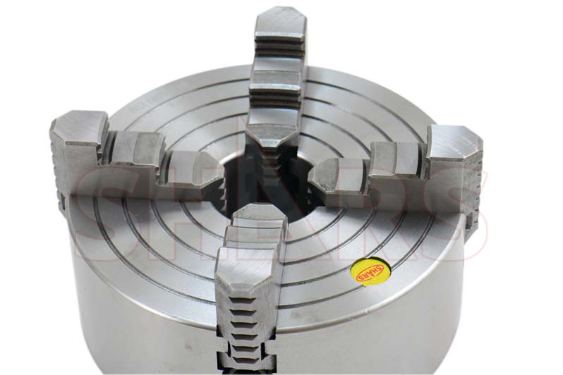 Shars 8" 4 Jaw Independent Lathe Chuck D1-4 TIR Runout Certificate R[