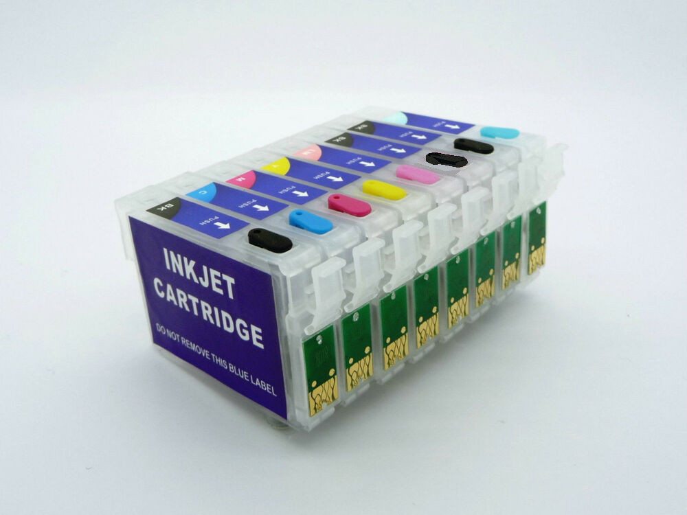 Epson Photo R2880 empty refillable cartridges