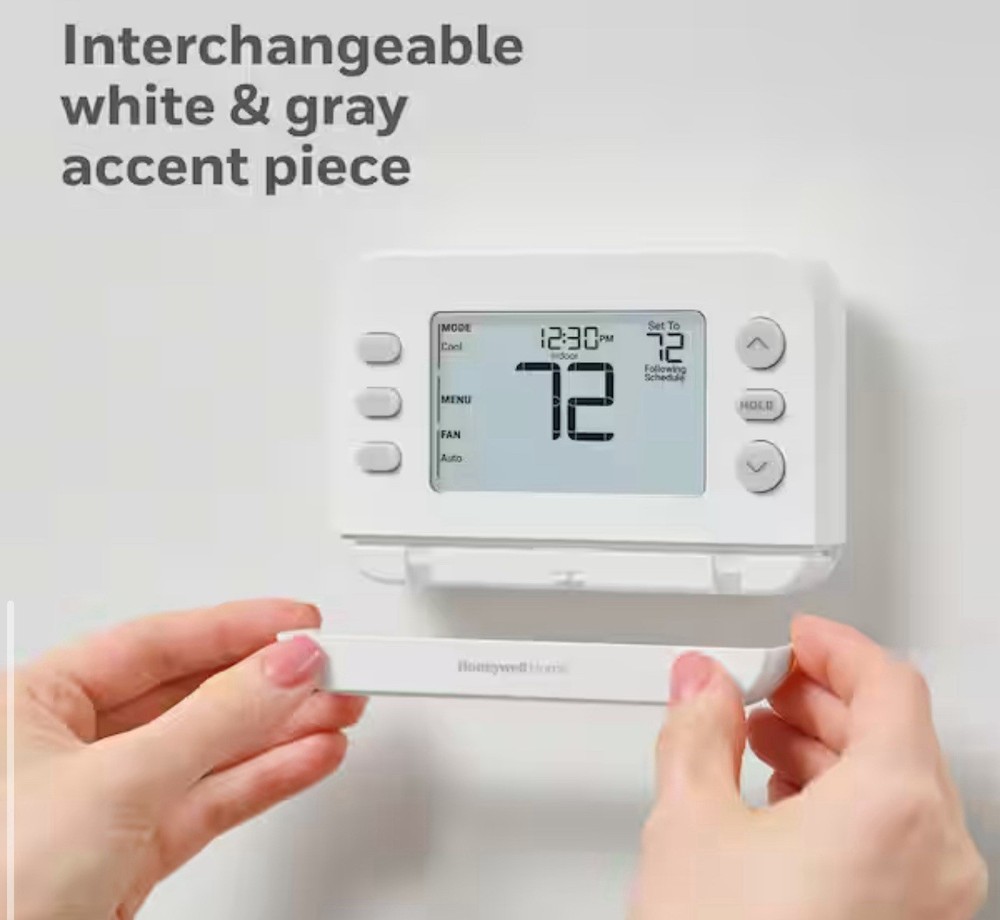 X2P Programmable Thermostat, Conventional/Heat Pump, Flexible Schedule