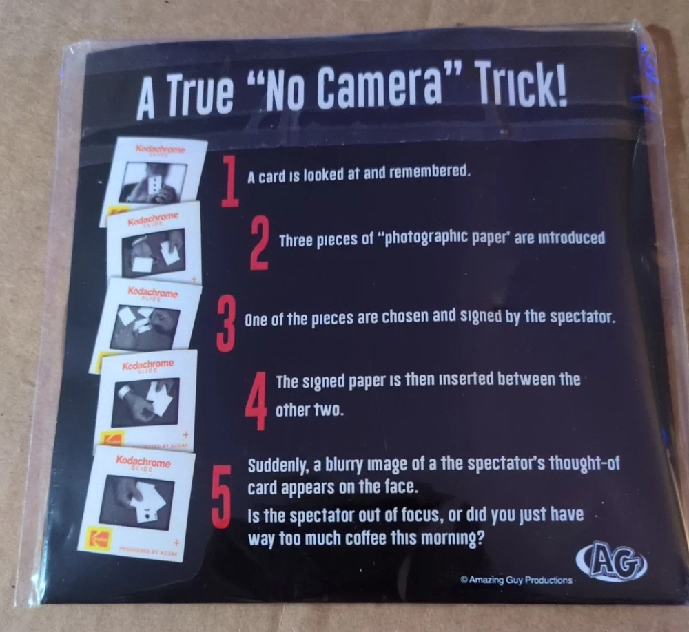 Snap Shot by Thom Peterson Magic Mentalism Tricks