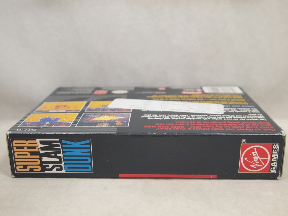 Super Slam Dunk (Super Nintendo | SNES) Authentic BOX ONLY