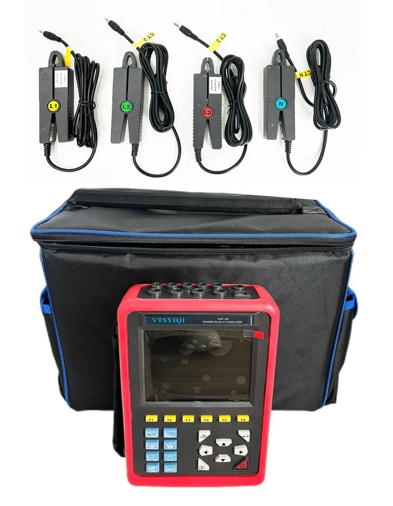 Energy Quality Meter with Current Range 10mA-10.0A Transient Capture Function