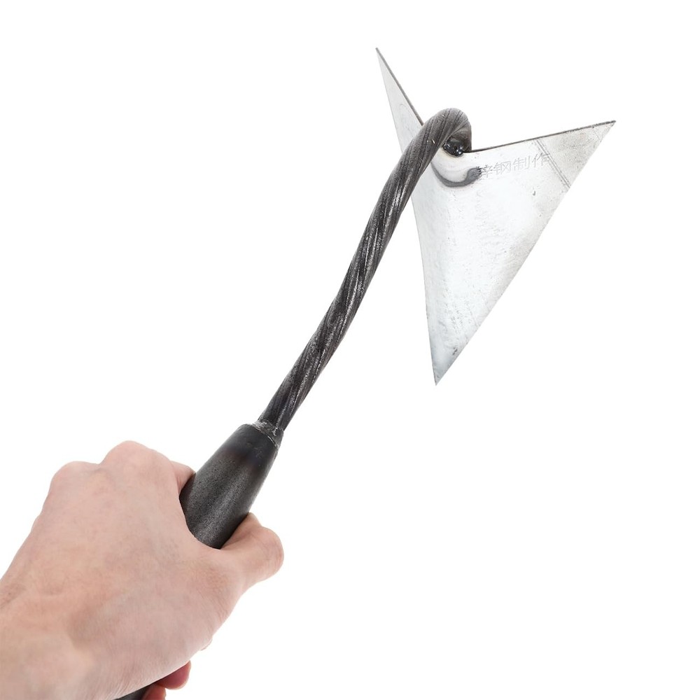 DOITOOL Triangle Hoe Garden Tool, Iron Head Only for Weeding...