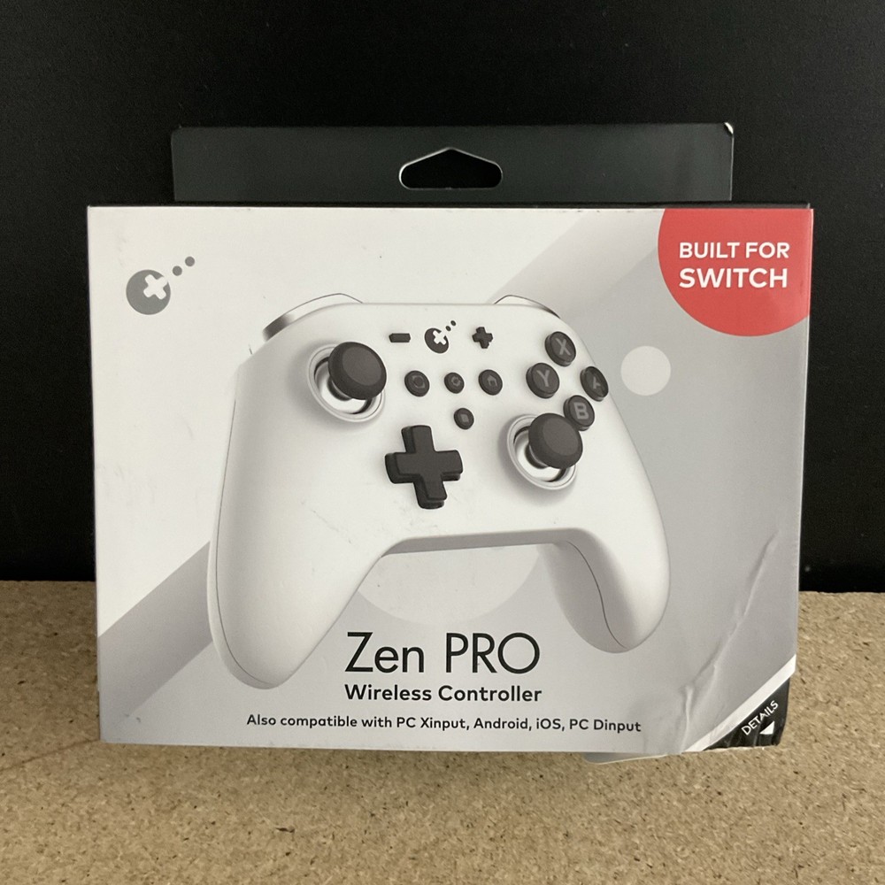 Zen Pro Wireless Controller - for Nintendo Switch - White - NS09 NOB