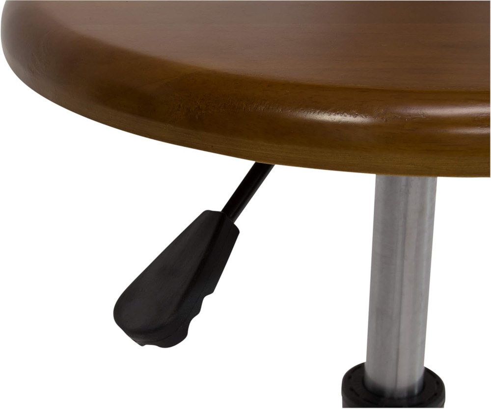 Vintage Drafting Table & Retro Stool Bundle | Solid Wood Craft Set