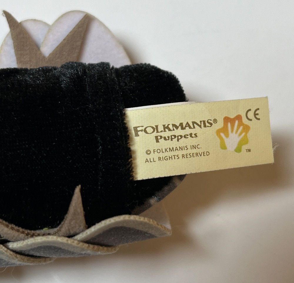 Folkmanis Mini Roly Poly Finger Puppet Plush Toy NEW