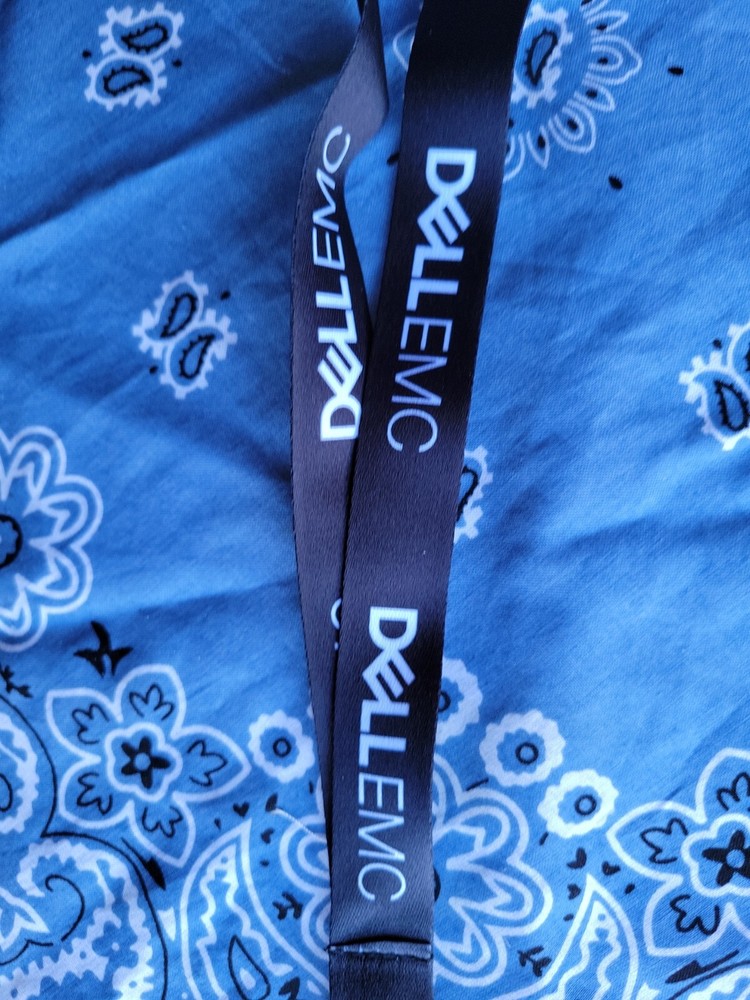 Dell EMC Promotional lanyard Dell computers Dell technologies Intel