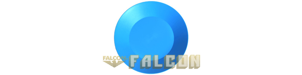 Falcon Gold Finishing Pan Blue