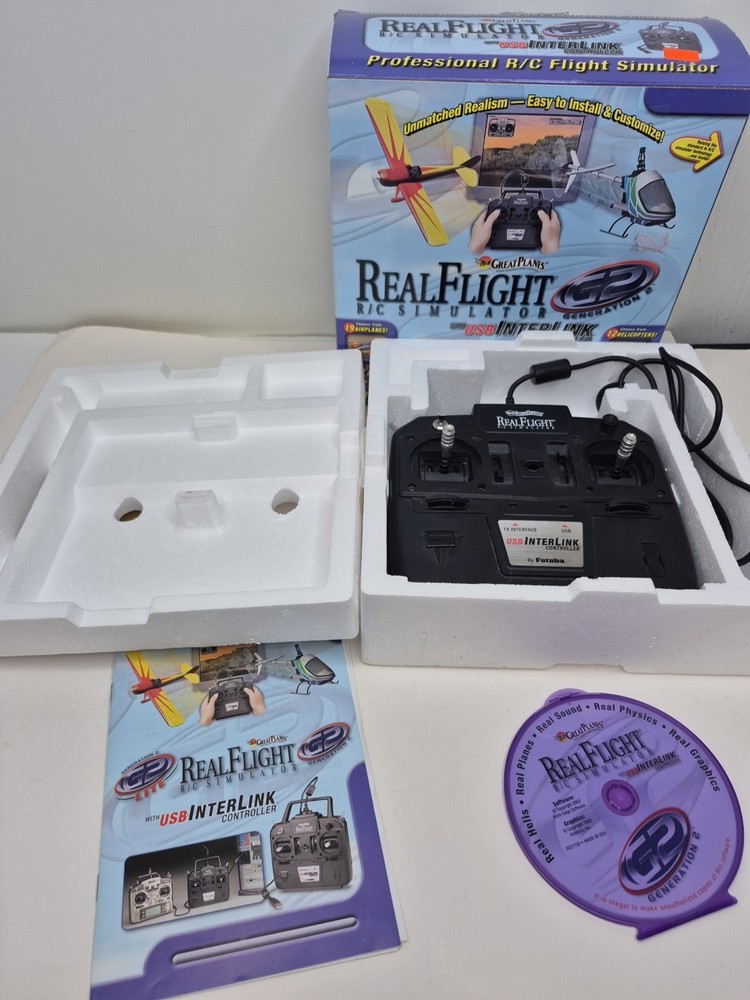 Great Planes RealFlight R/C Flight Simulator With USB Interlink Controller