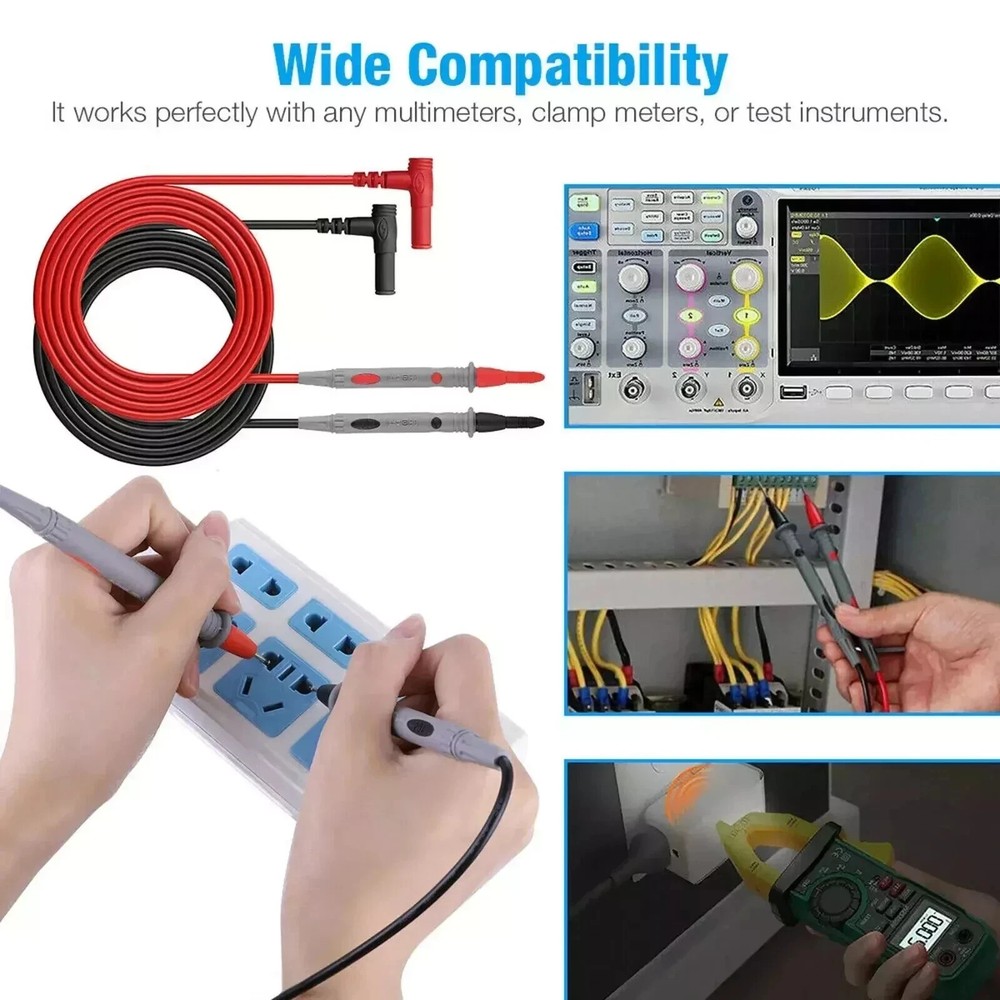 Digital Multimeter AC DC Voltmeter Ammeter Ohmmeter Volt Tester Meter WITH PROBE