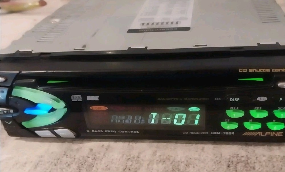 Alpine CDM-7854 Radio CD Player