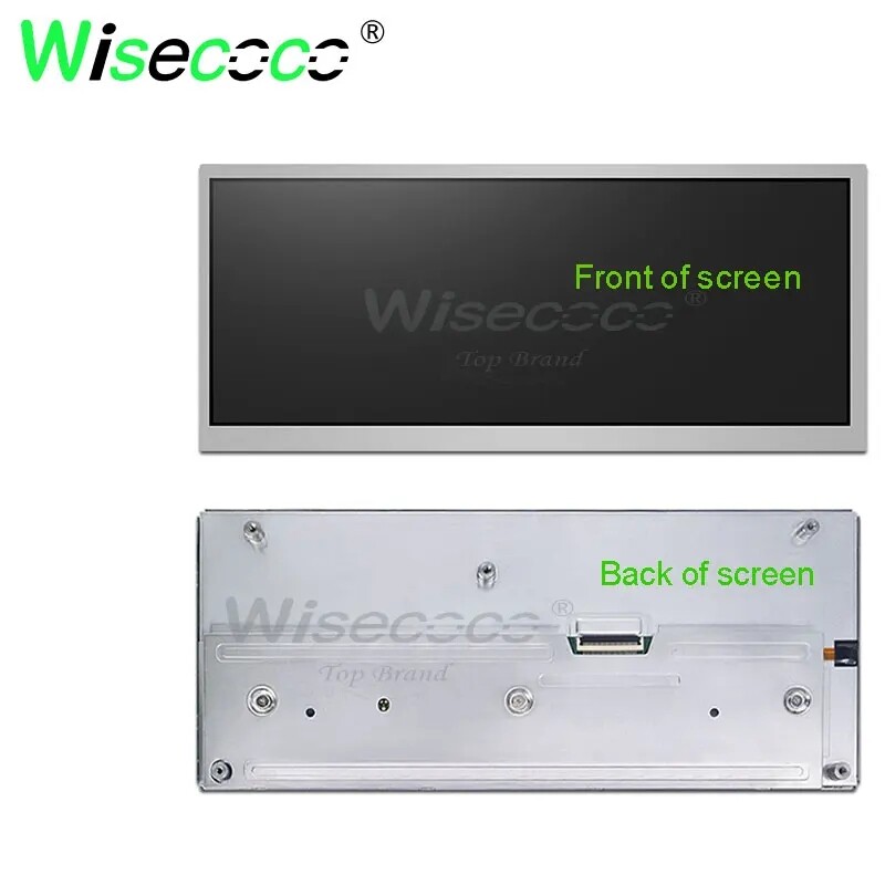 Wisecoco 12.3 Inch Touch Screen 1920x720 IPS LCD Screen Module USB-C Driver Boar