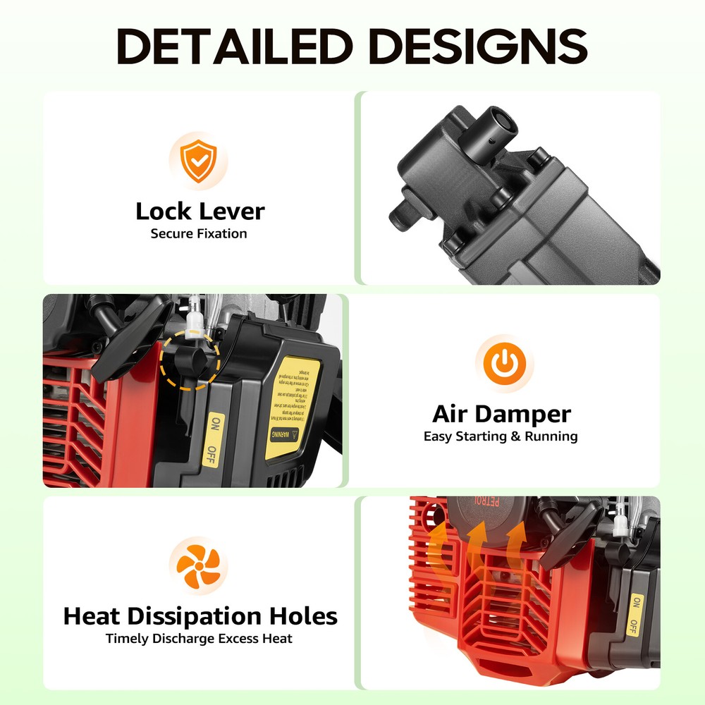 52CC Handheld Trencher Digger Machine 2Stroke Garden Tree Digger Digging Machine