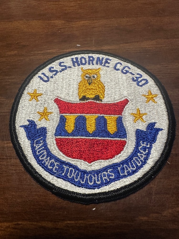 Vintage US Navy USS Horne CG-30 Command Ship Patch