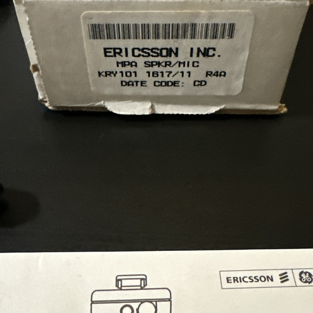NEW GE/ERICSSON SPEAKER/MIC